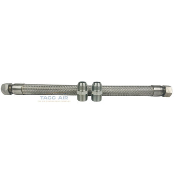 3/4" x 18" Braided Stainless Steel Flexible Compressed Air Line Flex Hose