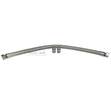 1" x 36" Braided Stainless Steel Flexible Compressed Air Line Flex Hose