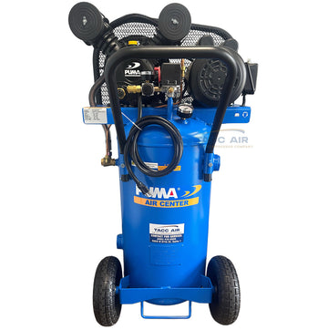 Puma PK-5020VP 2HP 20 Gallon Portable Vertical Air Compressor Belt Drive