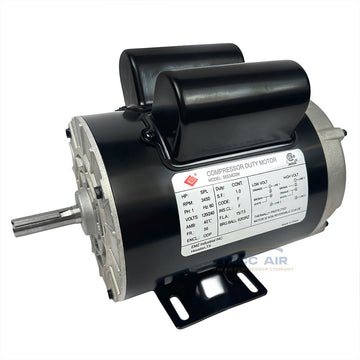 2 HP Electric Motor 3450 RPM 56 Frame 5/8" Shaft Air Compressor Duty 120/240 V SPL