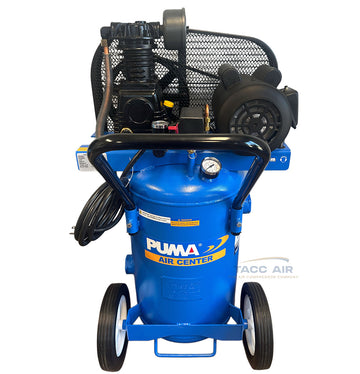 Puma PK-3015VP 1.5HP 15 Gallon Portable Vertical Air Compressor Belt Drive