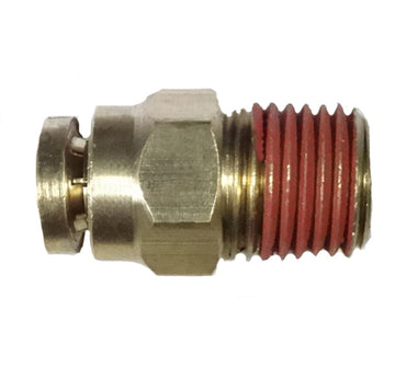 PP68CC – 1/4" X 1/4" Poly Push X Male Connector