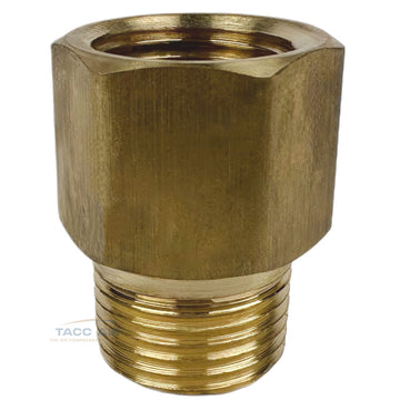 3/8" Female X 3/8" Male NPT Pipe Fitting Extender Adapter FIP X MIP Brass