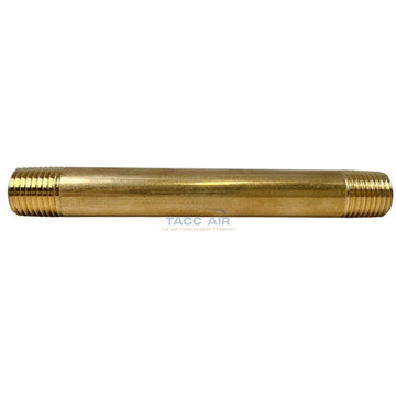 1/4" Male NPT X 4" Long Pipe Nipple 3" Extension Threaded Fitting Brass