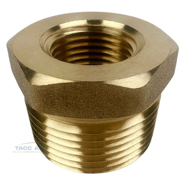 1" Male x 1/2" Female NPT Hex Reducer Bushing Adapter Pipe Reducing Fitting