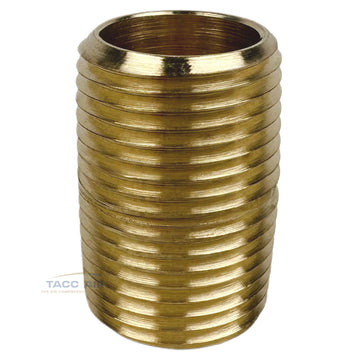Brass Close Pipe Nipple Fitting 1/2" MNPT x 1/2" NPT Male Adapter Connector