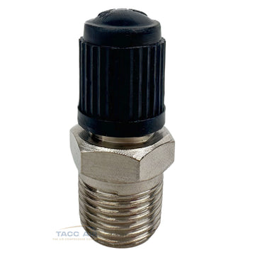 1/8" Male NPT Schrader Valve With Cap Brass Tire / Receiver Tank Filler Stem