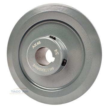 AK46-3/4 Cast Iron 4.5" Single Groove Pulley A Section V Belt 4L 3/4" Shaft Bore