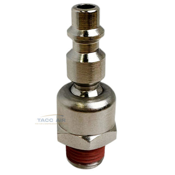 1/4" NPT Industrial M/D Style Male Air Tool 360 Degree Ball Swivel Plug Fitting
