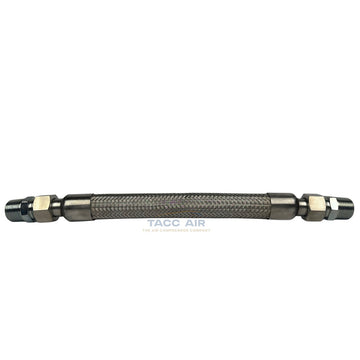 3/4" x 12" Braided Stainless Steel Flexible Compressed Air Line Flex Hose