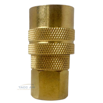 Industrial M style Air Compressor Quick Connect Coupler 1/4" NPT Female Brass