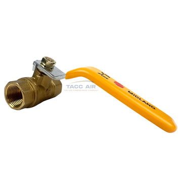 3/8" NPT Brass Ball Valve Full Port Shut-Off Valve CSA Approved 600psi WOG