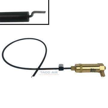 24" Bullwhip Throttle Control Cable 8hp+ Gas Air Compressors W/ Unloader Connection