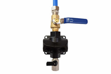 RapidAir 3/4" Maxline Dual-Port Outlet with Shutoff Ball Valve M8201V