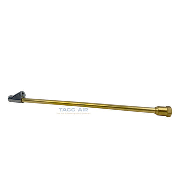 12" Long Dual Head XL Tire Inflator Air Tire Chuck Straight Dual Foot 1/4" NPT
