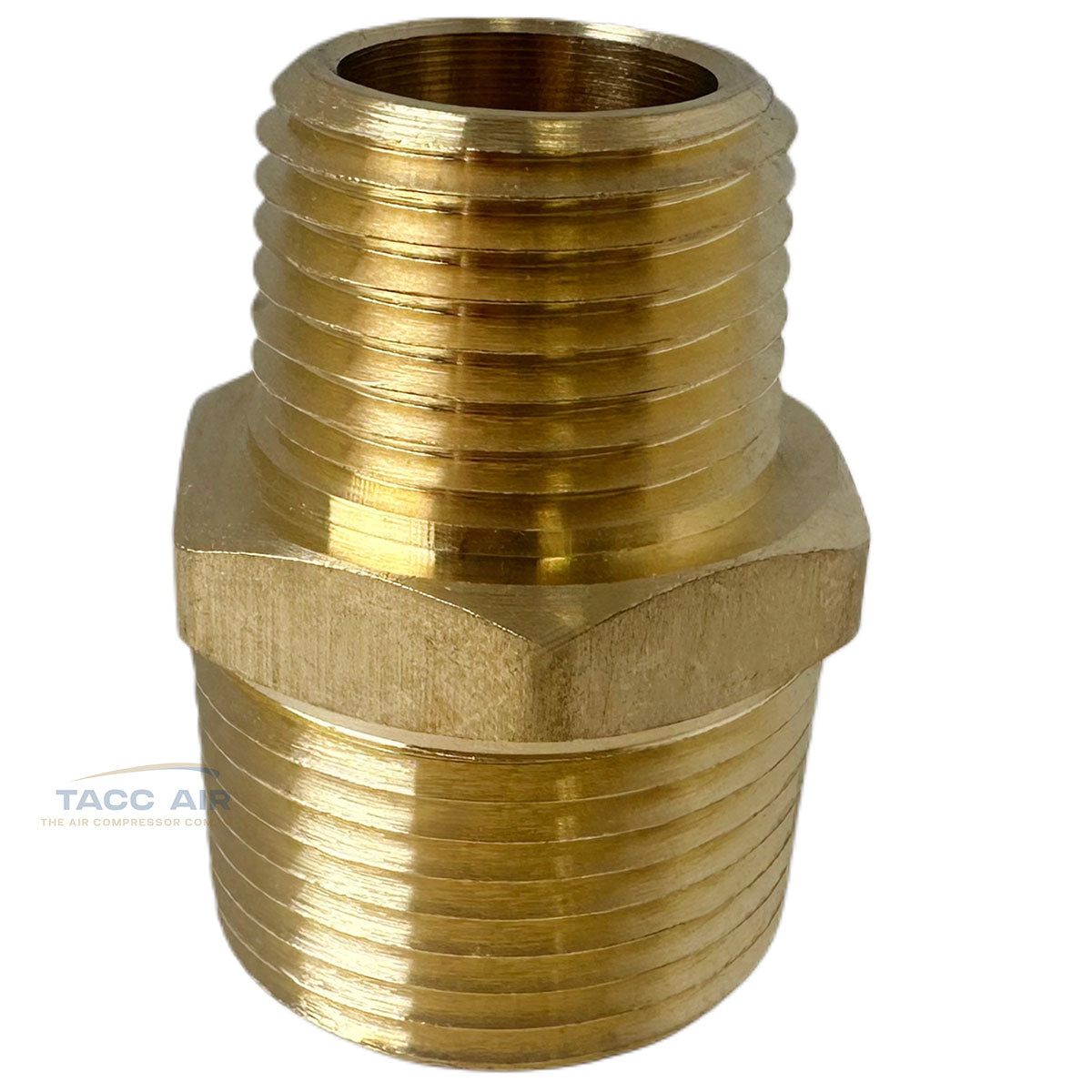 Brass Pipe Reducer Nipple Fitting 3/4" MNPT x 1/2" NPT Male Adapter Increaser