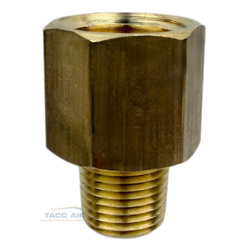 Brass Reducer Adapter 1/4" Female X 1/8" Male NPT Pipe Reducing Fitting