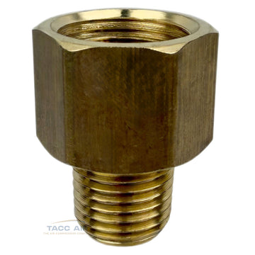 Brass Reducer Adapter 3/8" Female X 1/4" Male NPT Pipe Reducing Fitting
