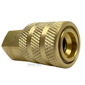 17-373 Tru-Flate Straight Lock On  Air Tire Chuck Coupler Style Grip-Tite Brass