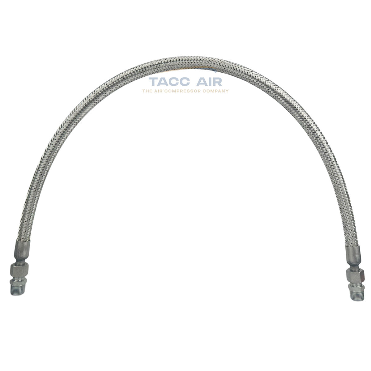 1/2" x 36" Braided Stainless Steel Flexible Compressed Air Line Flex Hose High Temp