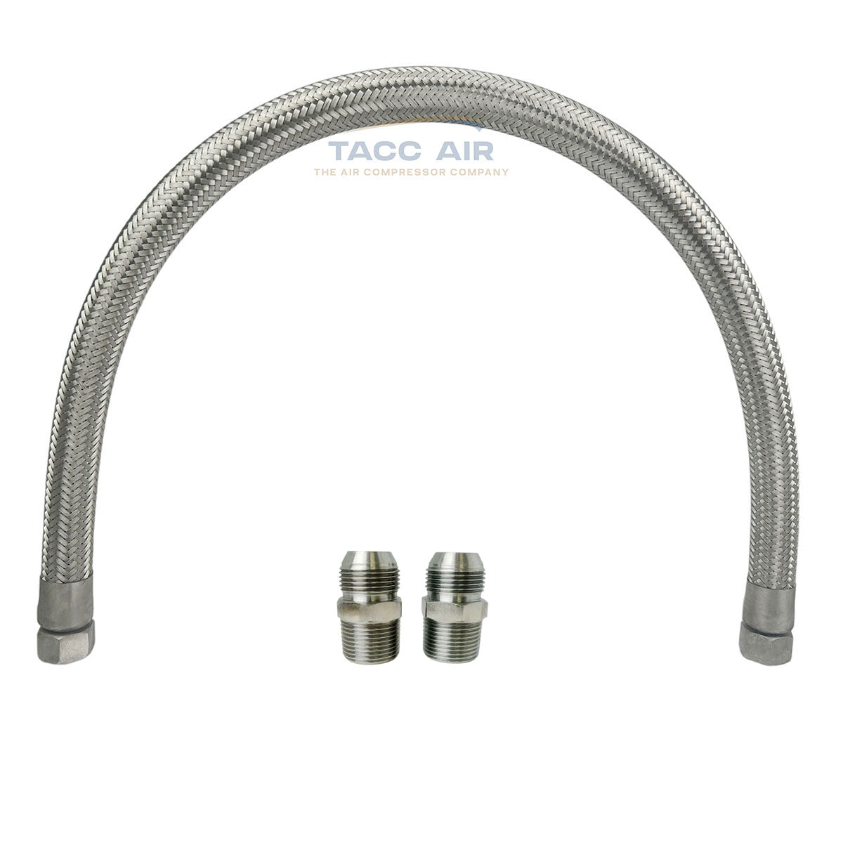3/4" x 36" Braided Stainless Steel Flexible Compressed Air Line Flex Hose