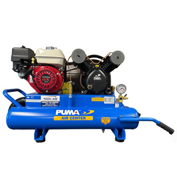 PUK-5508G Puma 5.5HP 8 Gallon Gas Air Compressor Wheelbarrow w/ Honda Engine