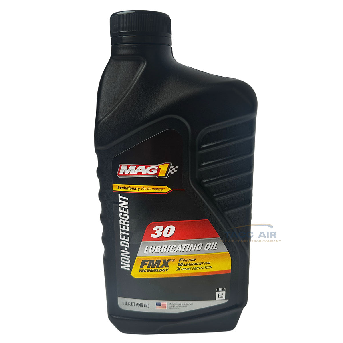 1 Quart Mag1 ISO-100 Non Detergent SAE 30W Air Compressor Oil Lube Lubricant