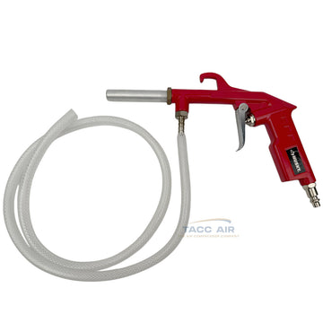 Husky Siphon Spray Air Blow Gun Liquid Sprayer W/ 3.5' Hose Cleaning Kit