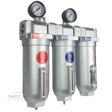 3/4" Compressed Air Inline Filter Desiccant Dryer Moisture Separator Trap System