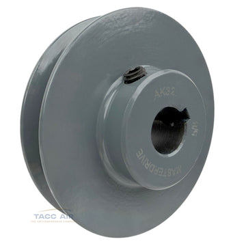 AK32-5/8 Cast Iron 3.25" Single Groove Pulley A Section V Belt 4L 5/8" Shaft Bore