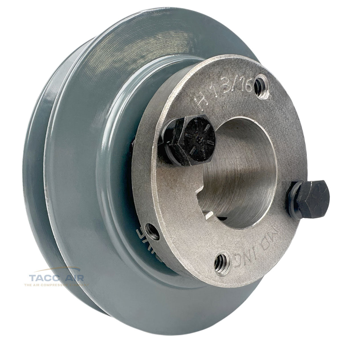 AK41H W/ 1-3/16" Bore H Bushing 4" Single Groove Pulley A Section V Belt 4L