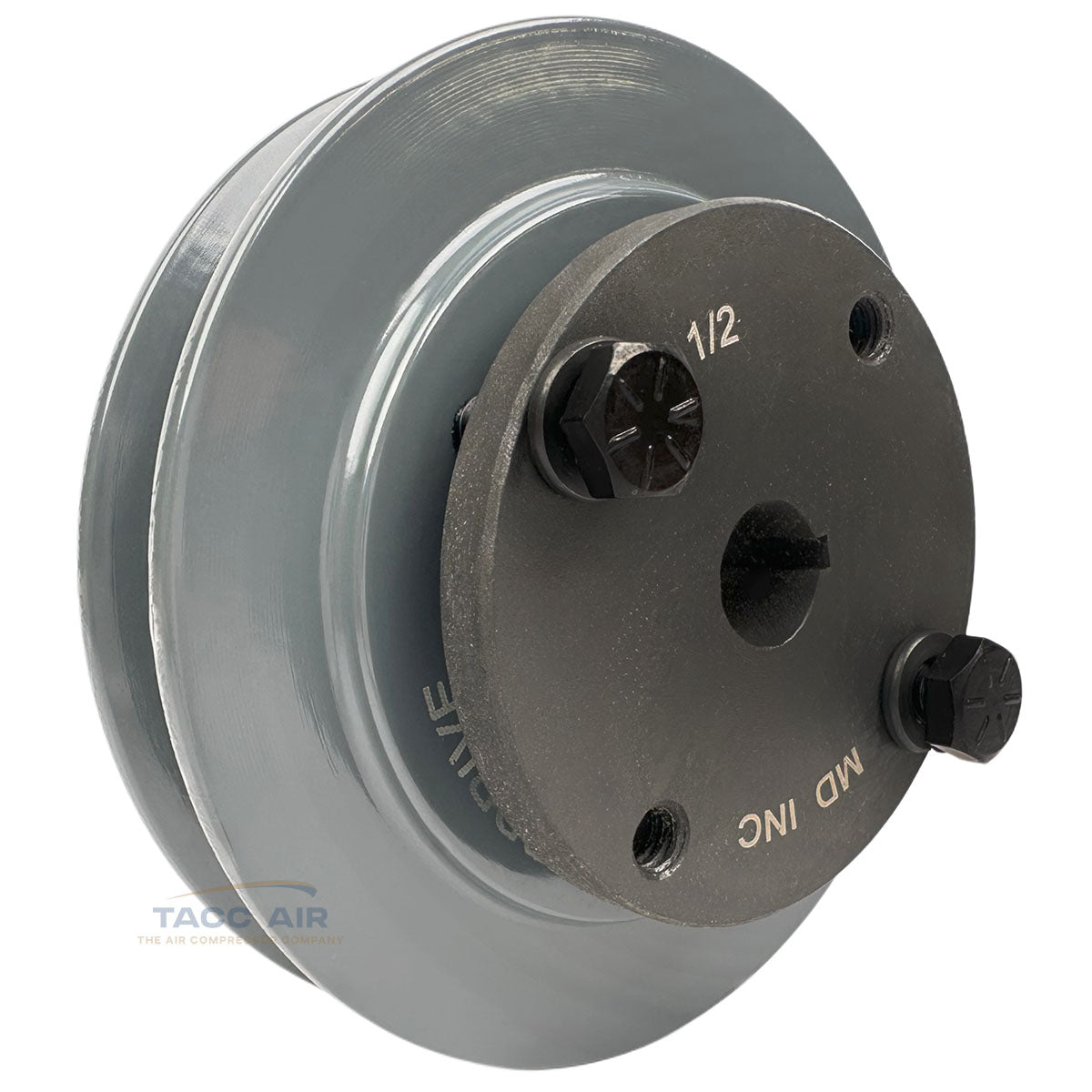 AK41H W/ 1/2" Bore H Bushing 4" Single Groove Pulley A Section V Belt 4L