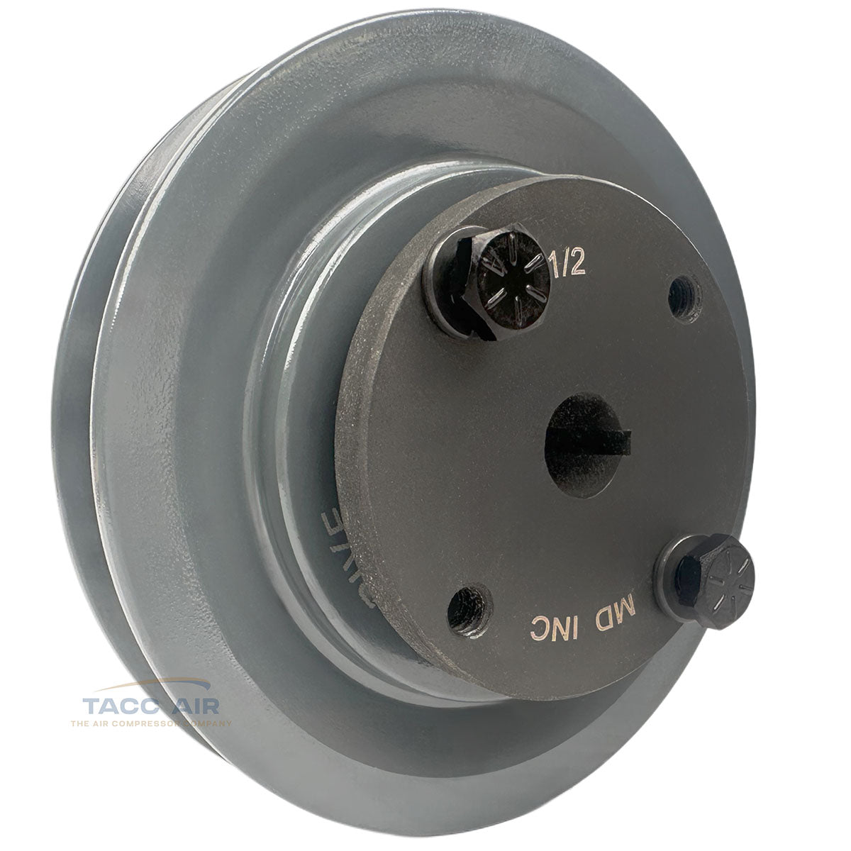 AK44H W/ 1/2" Bore H Bushing 4.25" Single Groove Pulley A Section V Belt 4L