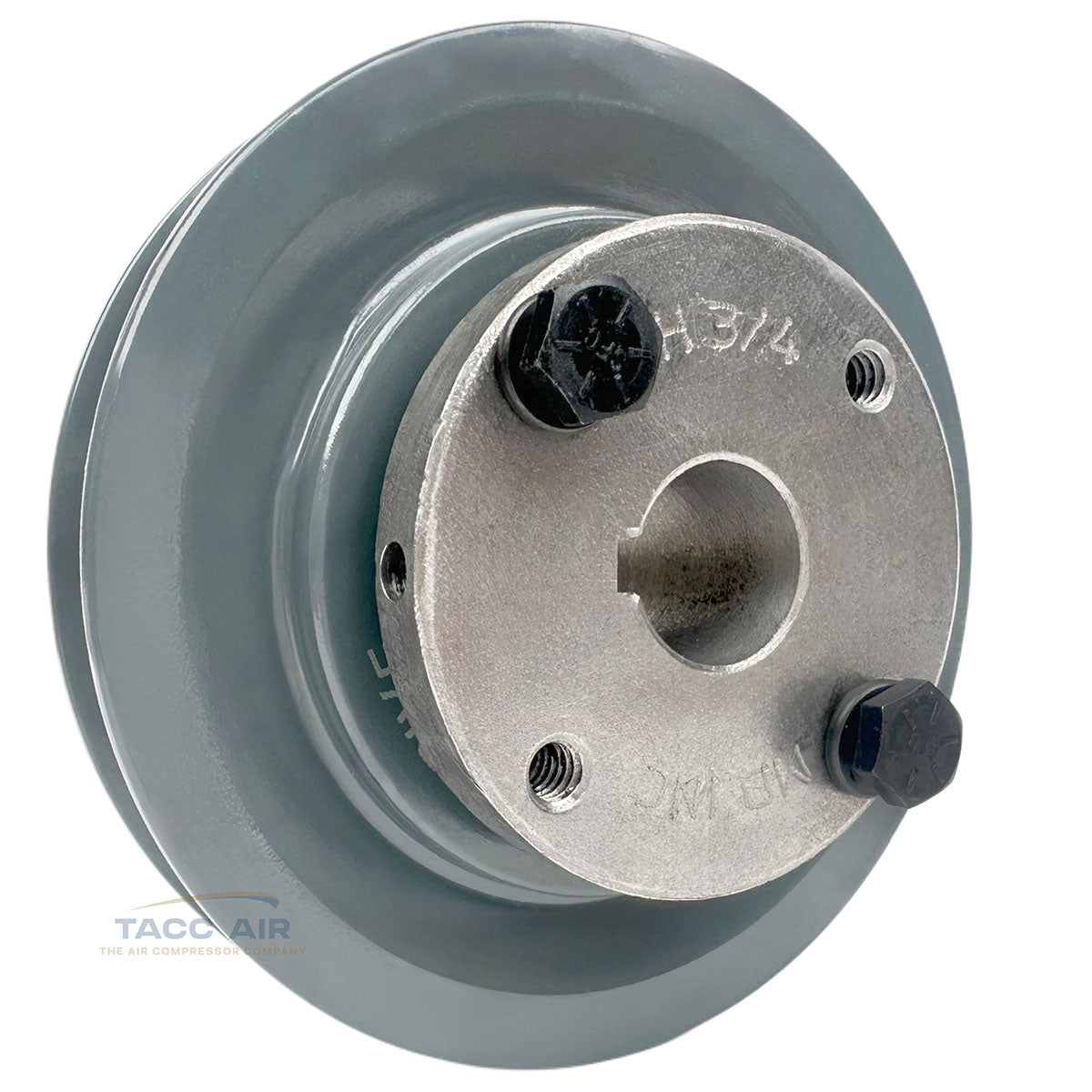 AK44H W/ 3/4" Bore H Bushing 4.25" Single Groove Pulley A Section V Belt 4L