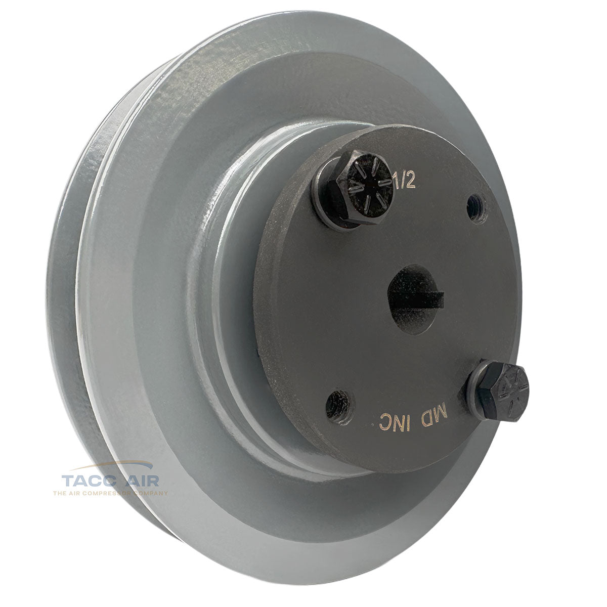 AK46H W/ 1/2" Bore H Bushing 4.5" Single Groove Pulley A Section V Belt 4L