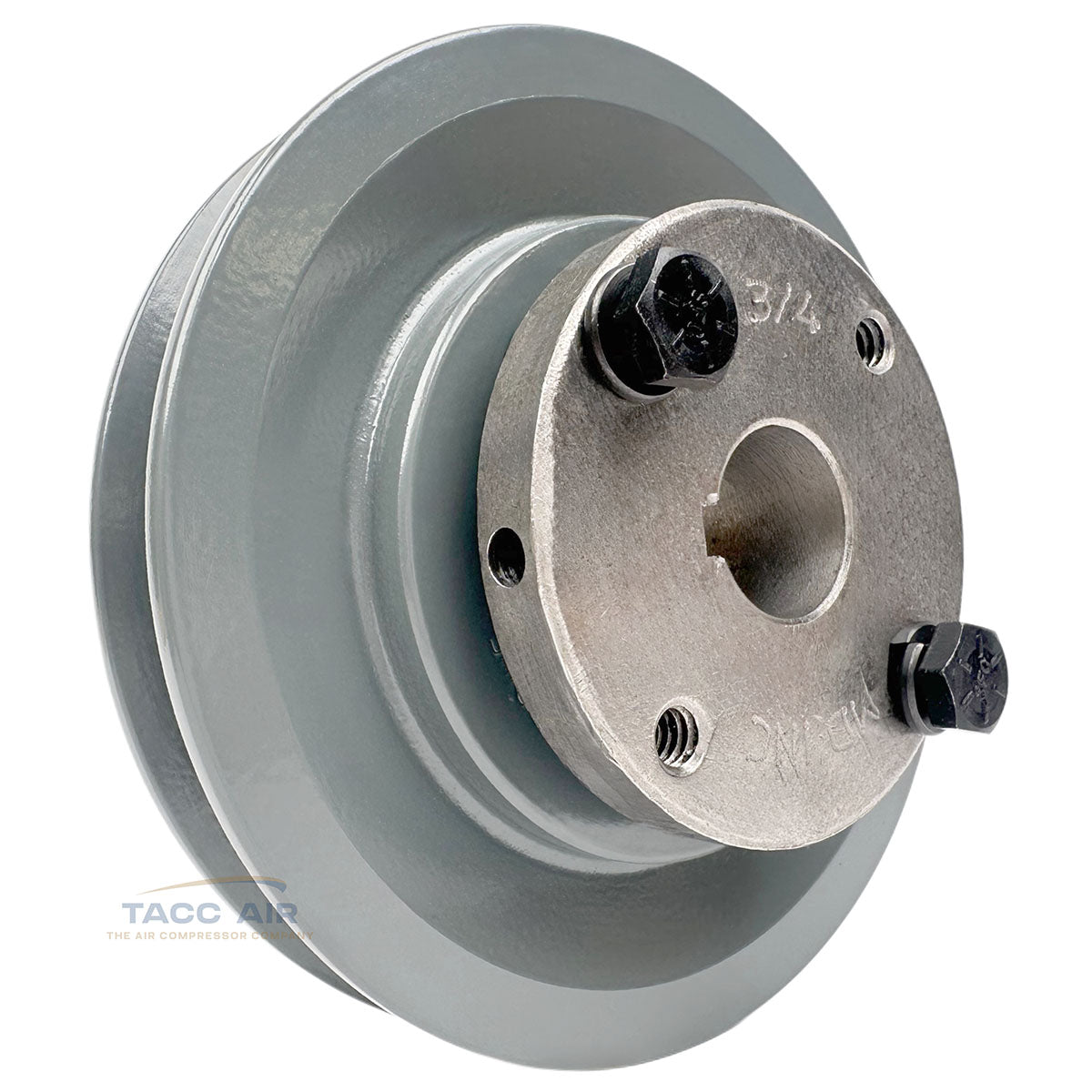 AK46H W/ 3/4" Bore H Bushing 4.5" Single Groove Pulley A Section V Belt 4L