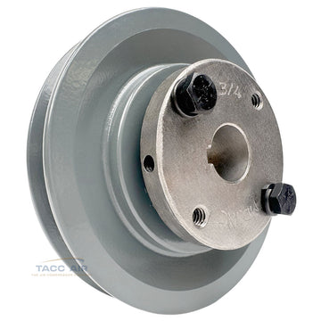 AK46H W/ 3/4" Bore H Bushing 4.5" Single Groove Pulley A Section V Belt 4L