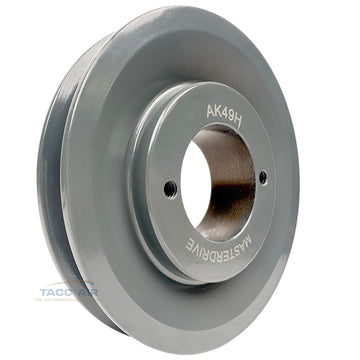 AK49H Cast Iron 4.75" Single Groove Pulley A Section V Belt 4L For H Bushing