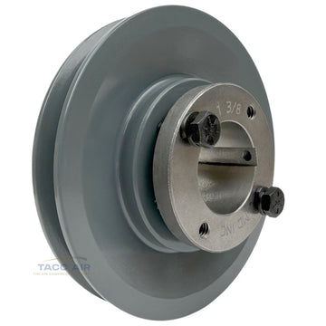AK51H W/ 1-3/8" Bore H Bushing 5" Single Groove Pulley A Section V Belt 4L