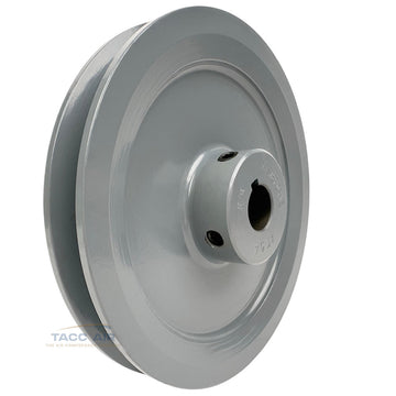 AK54-5/8 Cast Iron 5.25" Single Groove Pulley A Section V Belt 4L 5/8" Shaft Bore