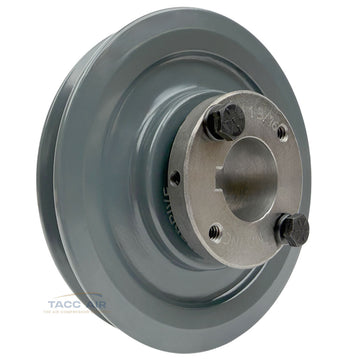 AK54H W/ 1-3/16" Bore H Bushing 5.25" Single Groove Pulley A Section V Belt 4L