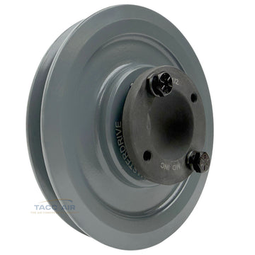 AK56H W/ 1-1/2" Bore H Bushing 5.5" Single Groove Pulley A Section V Belt 4L