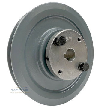 AK56H W/ 5/8" Bore H Bushing 5.5" Single Groove Pulley A Section V Belt 4L