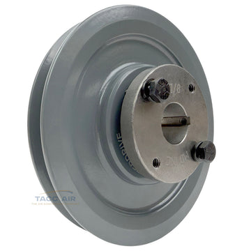 AK56H W/ 7/8" Bore H Bushing 5.5" Single Groove Pulley A Section V Belt 4L