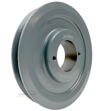 AK56H Cast Iron 5.5" Single Groove Pulley A Section V Belt 4L For H Bushing