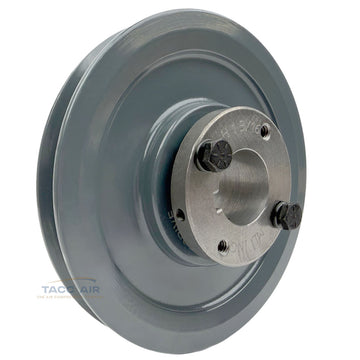 AK59H W/ 1-3/16" Bore H Bushing 5.75" Single Groove Pulley A Section V Belt 4L