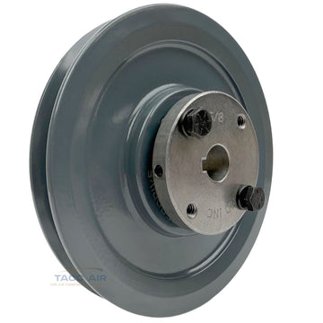 AK59H W/ 5/8" Bore H Bushing 5.75" Single Groove Pulley A Section V Belt 4L