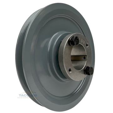 AK61H W/ 1-3/8" Bore H Bushing 6" Single Groove Pulley A Section V Belt 4L