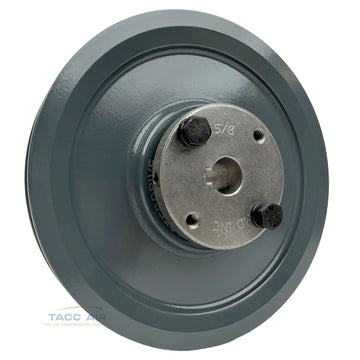 AK64H W/ 5/8" Bore H Bushing 6.25" Single Groove Pulley A Section V Belt 4L