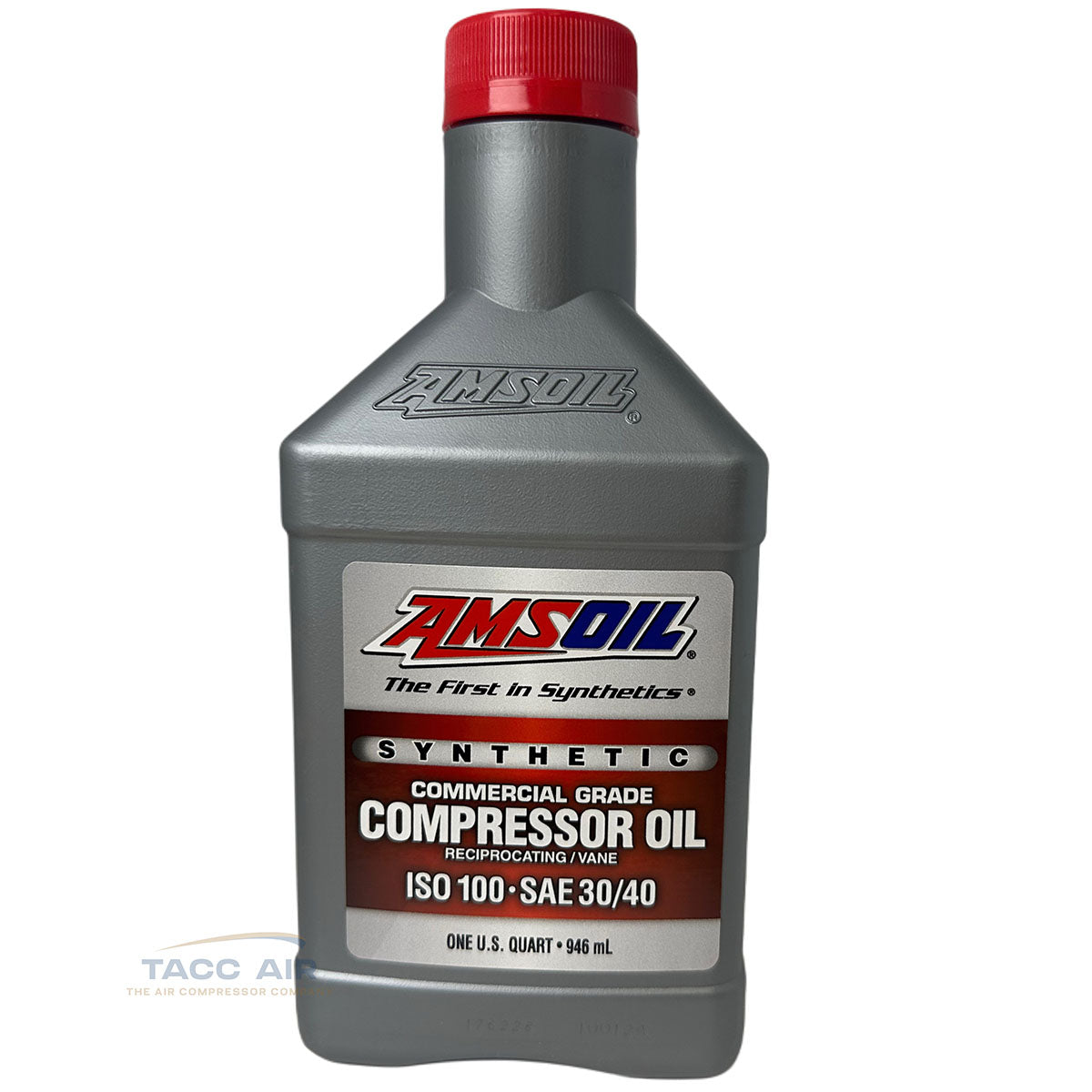 AmsOil Compressor Oil Quart Commercial Grade Synthetic ISO100 SAE 30/40 PCKQT